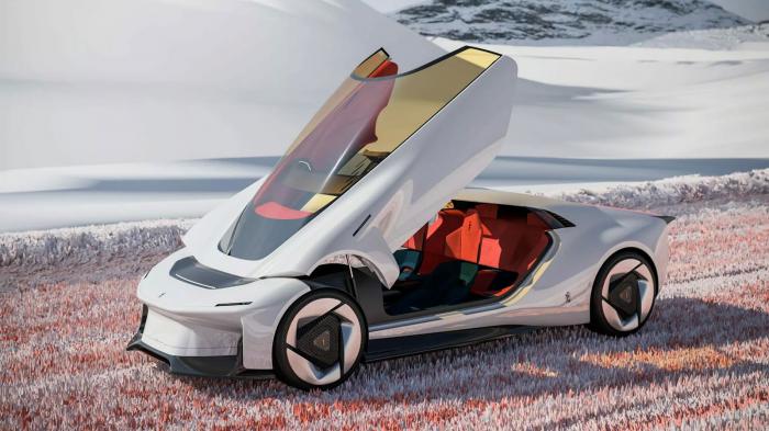 Το υβριδικό Pininfarina Enigma GT έχει V6 μοτέρ που «καίει» υδρογόνο 